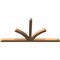Ekena Millwork Richland Timber Gable Bracket, Western Red Cedar, 84"W x 42"H x 3 1/2"D x 3 1/2"F, 12/12 Pitch GBW084X42X0404RIC00SWR - alternate 2